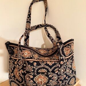 Vera Bradley On The Go Caffe Latte purse